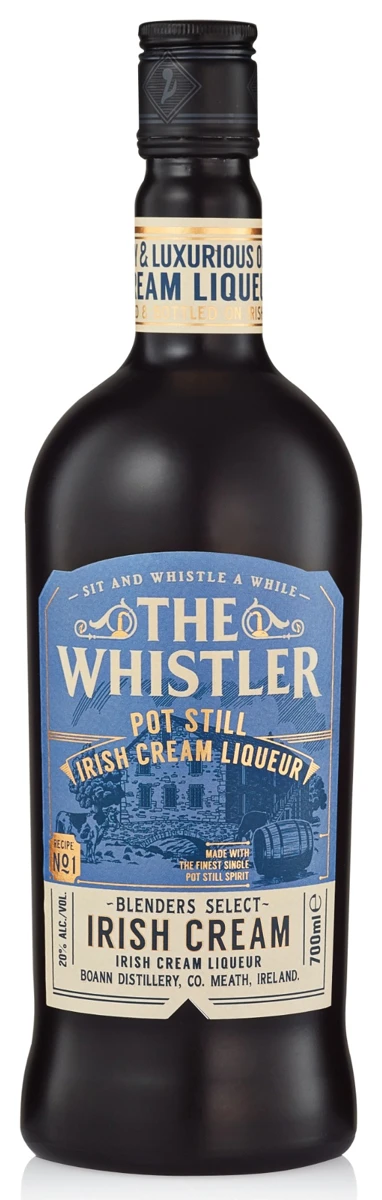 The Whistler Irish Cream bottle